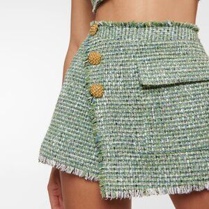 Self-Portrait Bouclé skort Size 6